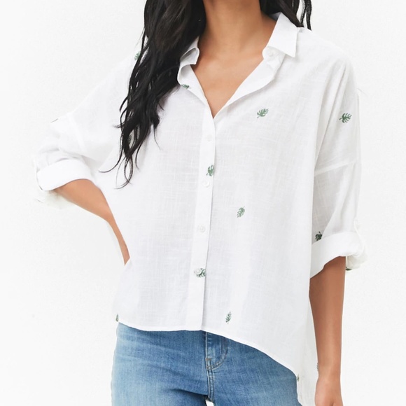 cute white shirts forever 21